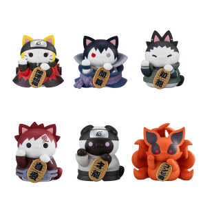 Naruto Shippuden Mega Cat Project Nyaruto! Sammelfiguren Fortune Cats Naruto Uzumaki & Friends Ver. 7 cm Sortiment (6)
