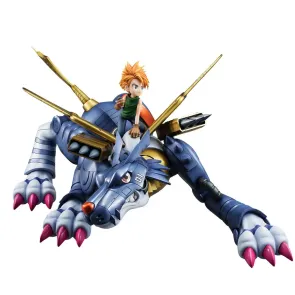Digimon Adventure Precious G.E.M. Serie PVC Statue Metal Garurumon & Ishida Yamato 30 cm