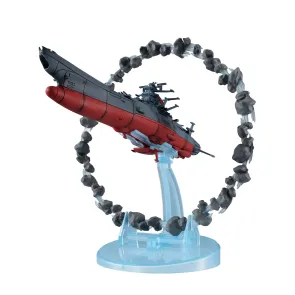 Space Battleship Yamato 2202 Statue Cosmofleet SP Aircraft Warriors of Love Re & Asteroid Ring 16 cm