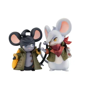 Mobile Suit Gundam Iron-Blooded Orphans PVC Statuen 2er-Pack Orphanchu of Block 3 Mikatsuki & Orga 10th Anniversary 12 cm