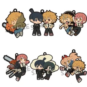 Chainsaw Man Rubber Mascot Buddycolle Gummi-Anhänger 6 cm Sortiment (6) 