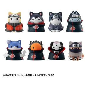 Naruto Shippuden Mega Cat Project Sammelfiguren Defense Battle of Village of Konoha! 3 cm Nyaruto! Blind Box Sortiment (8) (re-run)
