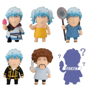 Gintama x Okawabukubu Sammelfiguren Cats Luckycat 3 cm Blind Box Sortiment (6)  