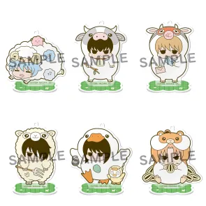 Gintama Acryl Figuren Prince Hata & Animal Paradise Farm of Love & Peace 6 cm Blind Box Display (6)                