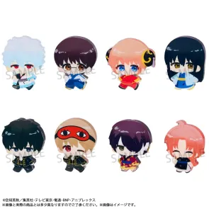 Gintama Karakoro Clear Candy Sammelfiguren Vol. 2 6 cm Blind Box Sortiment (8)      