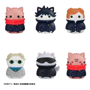 Jujutsu Kaisen Mega Cat Project Minifiguren Jujutsu Cats Shibuya Incident Ver. 3 cm Blind Box Sortiment (8) (Repeat)