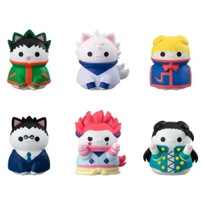 Hunter x Hunter Mega Cat Project Minifiguren Nyanter x Nyanter Hunter x Cat 3 cm Blind Box Sortiment (8)