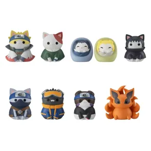 Naruto Shippuden Mega Cat Project Nyaruto! Once upon a time in Konoha village Minifiguren 3 cm Blind Box Display (8) (Repeat)