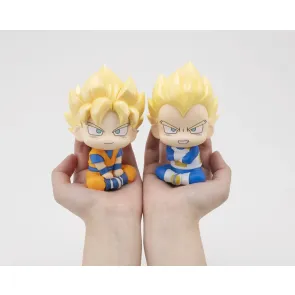 Dragon Ball DAIMA Look Up PVC Figuren 2er-Pack Super Saiyan Son Goku (mini) & Super Saiyan Vegeta (mini) 11 cm (with gift)