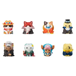 One Piece Mega Cat Project Minifiguren NyanPieceNyan! I'm gonna be king of Paw-rates!! Blind Box Sortiment (8) (Repeat)