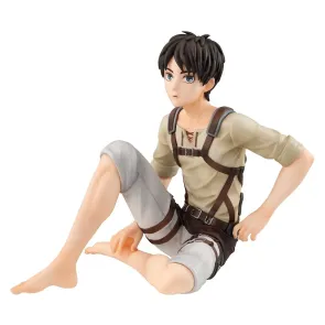 Attack on Titan G.E.M. Series PVC Figur Eren Yeager Palm Size 10 cm