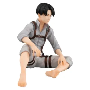 Attack on Titan G.E.M. Series PVC Figur Squad Captain Levi Palm Size 9 cm