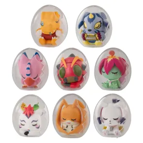 Digimon Adventure Mega Egg Figure Minifiguren Good Night Digicolle! 8 cm Blind Box Display (8)