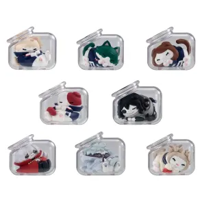 My Hero Academia Mega Cat Project Minifiguren Good Night Heroaca Cats 6 cm Blind Box Display (8)