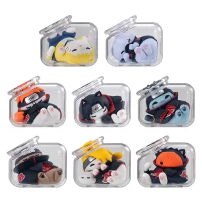 Naruto Shippuden Mega Cat Project Minifiguren Good Night Nyaruto! Gathering Akatsuki Edition Vol. 2 6 cm Blind Box Display (8)