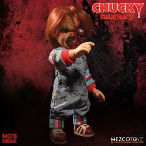 Chucky Die Mörderpuppe Pizza Face Chucky Sprechende Puppe 38 cm