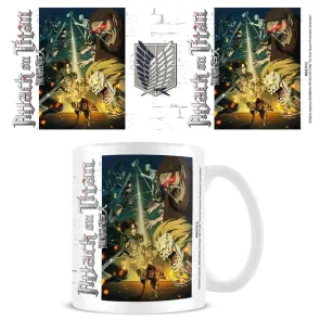 Attack on Titan Tasse Special Ops Squad vs Titans