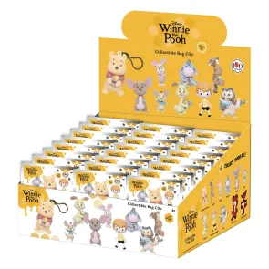 Winnie the Pooh 100th Anniversary 3D PVC-Taschenanhänger Serie 78 Blind Bag Display (24) (Flocked)