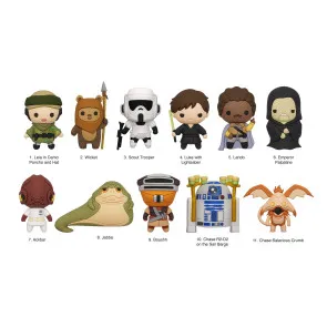 Star Wars Return of The Jedi 3D PVC-Taschenanhänger Series 1 Display (24)