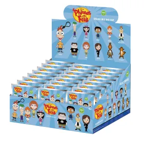 Phineas und Ferb 3D PVC-Taschenanhänger Series 1 Display (24)