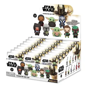 Star Wars Mandalorian 3D PVC-Taschenanhänger Series 2 Display (24)