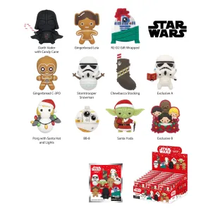 Star Wars PVC-Taschenanhänger Star Wars Christmas Serie 1 Display (24)