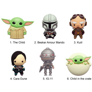 Star Wars: The Mandalorian 3D 3D Magnete Series 1 Display (12)    