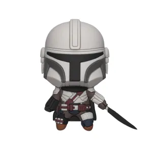 Star Wars The Mandalorian 3D Magnet Mando with Darksaber
