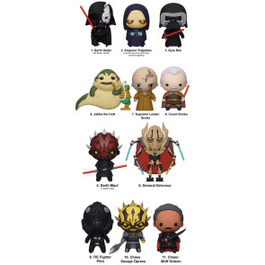 Star Wars PVC-Taschenanhänger Year of the Dark Side Series 1 Display (24)