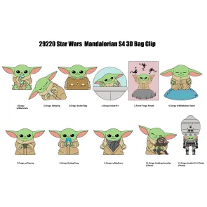 Star Wars 3D PVC-Taschenanhänger Best of Grogu Serie 1 Display (24)