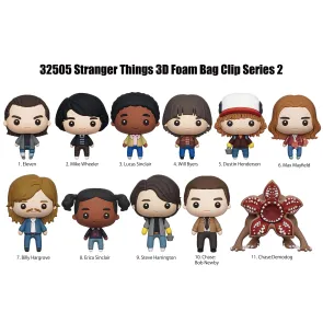 Stranger Things 3D PVC-Taschenanhänger Series 2 Display (24)