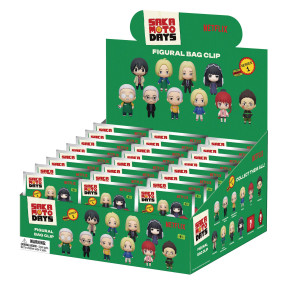 Sakamoto Days 3D PVC-Taschenanhänger Series 1 Display (24)
