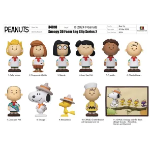 Die Peanuts 3D PVC-Taschenanhänger Snoopy Series 2 Display (24)            