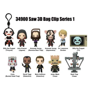 Saw 3D PVC-Taschenanhänger Serie 1 Blind Bag Display (24)