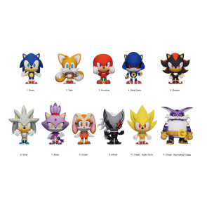 Sonic - The Hedgehog 3D PVC-Taschenanhänger Ultimate Princess Series 2 Display (24)