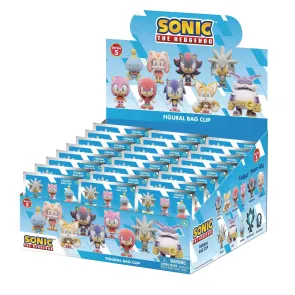 Sonic the Hedgehog PVC-Taschenanhänger Flocking Series 5 Display (24)