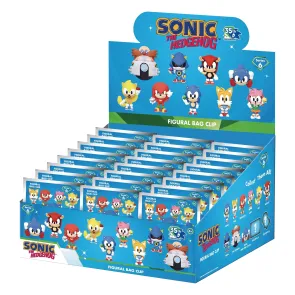 Sonic the Hedgehog 3D PVC-Taschenanhänger Serie 6 Display (24)