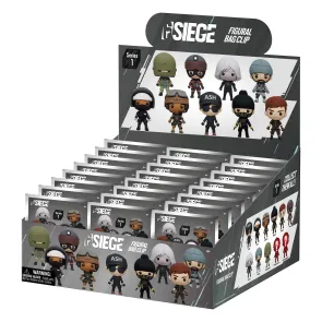 Six Siege 3D PVC-Taschenanhänger Serie 1 Display (24)
