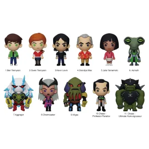 Ben 10 3D PVC-Taschenanhänger Display (24)           