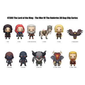 Herr der Ringe: Die Schlacht der Rohirrim 3D PVC-Taschenanhänger Display (24)
