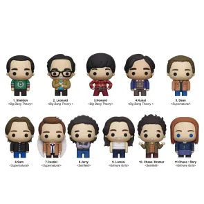 Warner Brothers TV PVC-Taschenanhänger Series 1 Display (24)