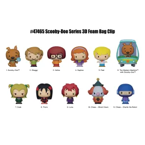 Scooby-Doo 3D PVC-Taschenanhänger Series 2 Display (24)