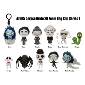 Corpse Bride – Hochzeit mit einer Leiche 3D PVC-Taschenanhänger Serie 1 Blind Bag Display (24)