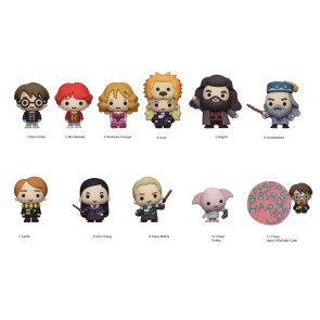 Harry Potter 3D PVC-Taschenanhänger Series 12 Display (24)