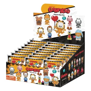 Garfield 3D PVC-Taschenanhänger Serie 1 Display (24)