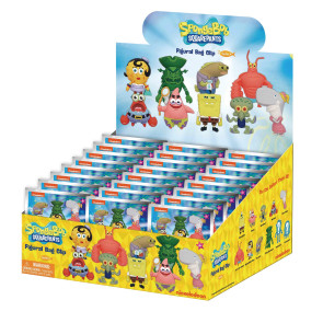 Nickelodeon Classics 3D PVC-Taschenanhänger Series 4 Display (24)