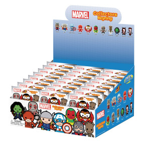 Marvel 3D PVC-Taschenanhänger Series 2 Display (24)