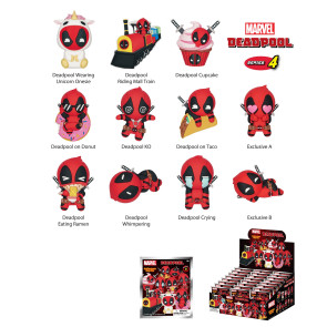 Deadpool PVC-Taschenanhänger Series 4 Display (24)