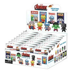 Marvel 3D PVC-Taschenanhänger Serie 1 Avengers 60th Comic Covers Blind Bag Display (24)