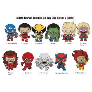 Marvel PVC-Taschenanhänger Serie 2 Zombies Display (24)